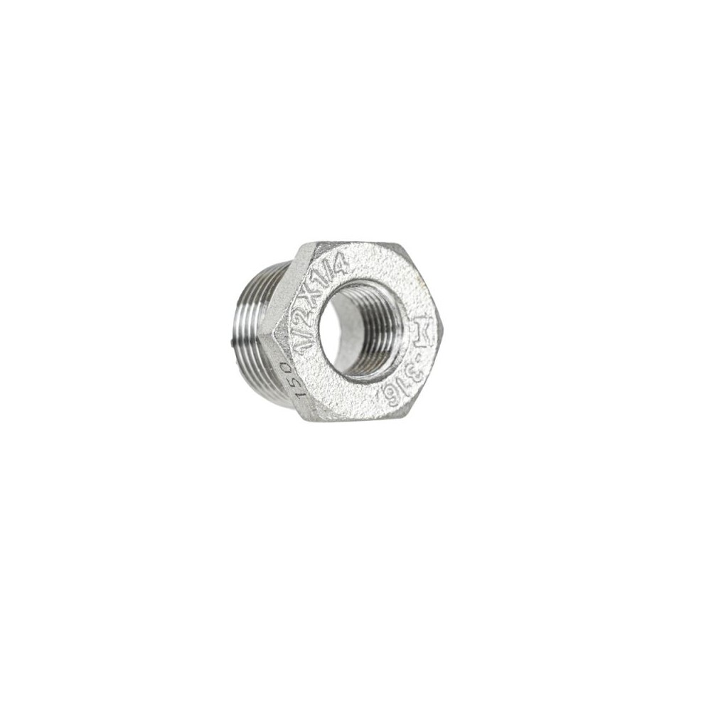 150lb bsp hex reduction stainless steel bush adaptor