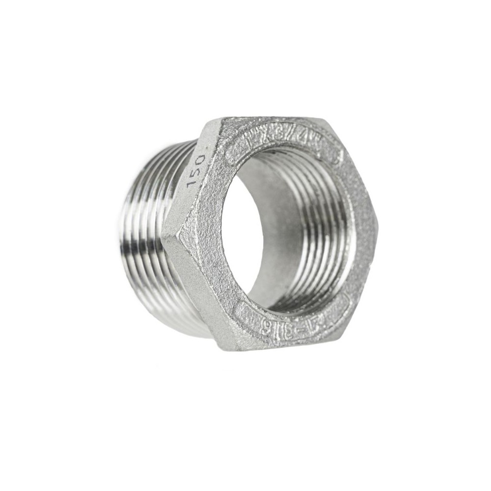 150lb BSP hex reduction stainless steel adaptor