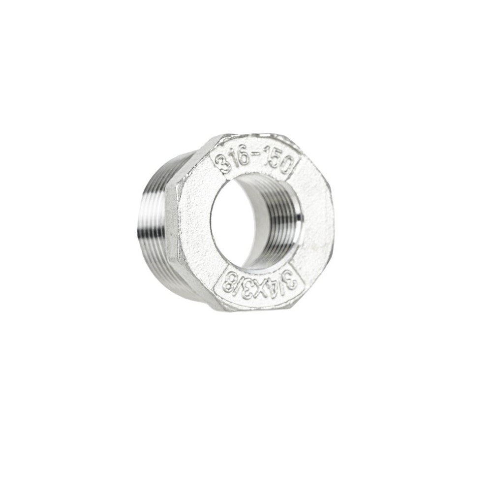 150lb bsp hex reduction stainless steel bush adaptor
