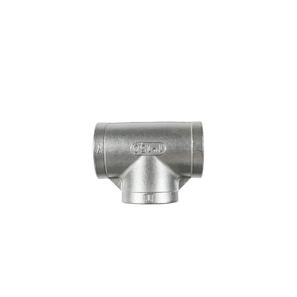 Stainless steel 150lb BSP tee coupling fitting