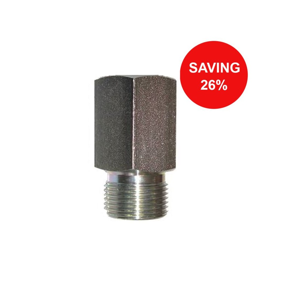 Adaptor M22F fixed to 1/2" male washdown fitting