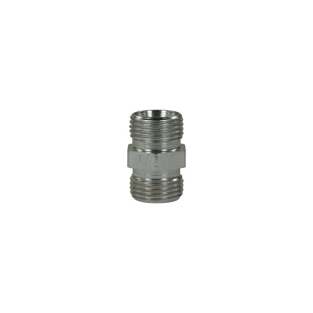 Bicone Double Nipple M18M washdown connector fitting