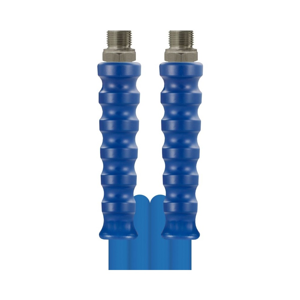 Blue 20 metre bar Pureclean365 hose with 1/2" male ends