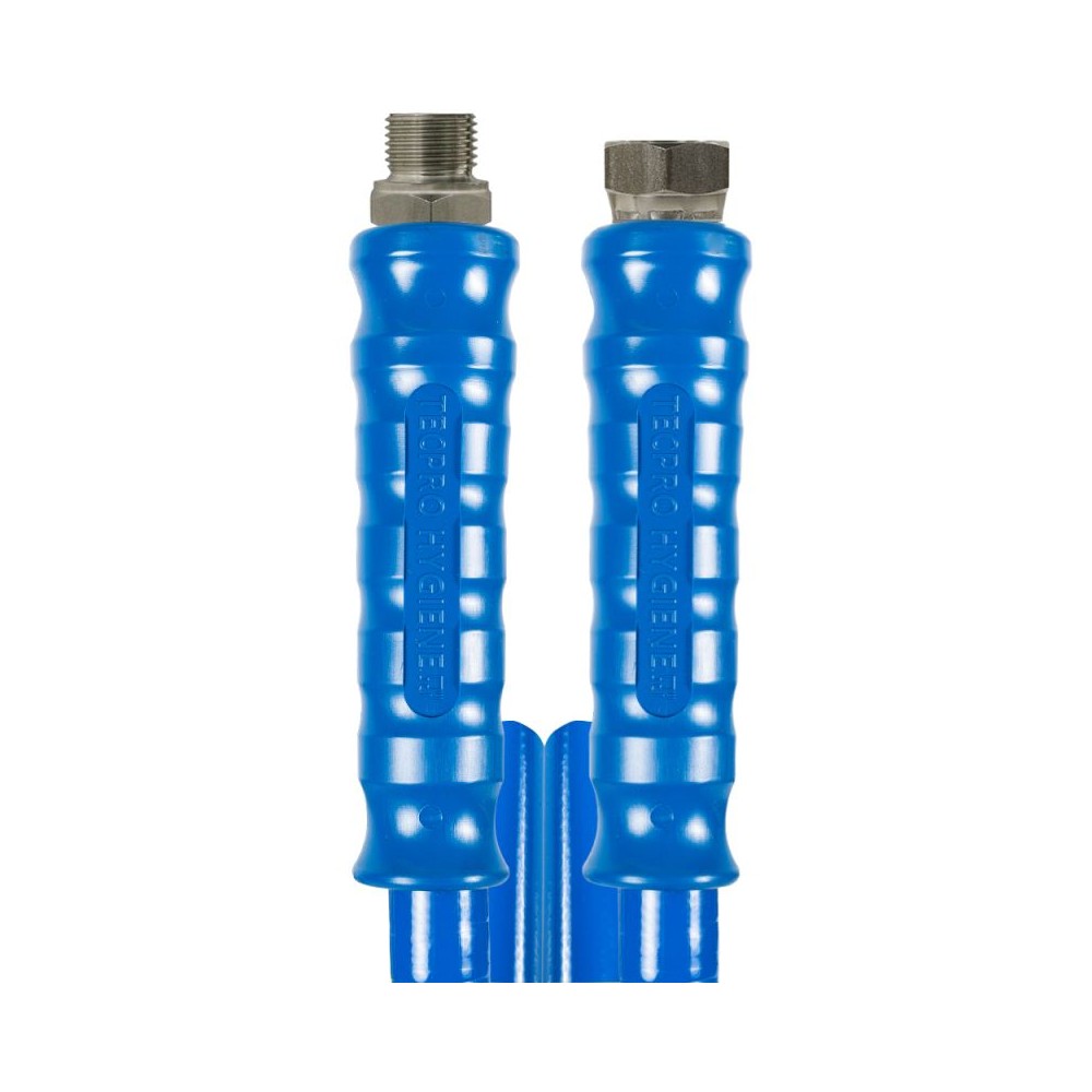 Blue 20 metre bar hygiene ultra washdown hose with 1/2" ends