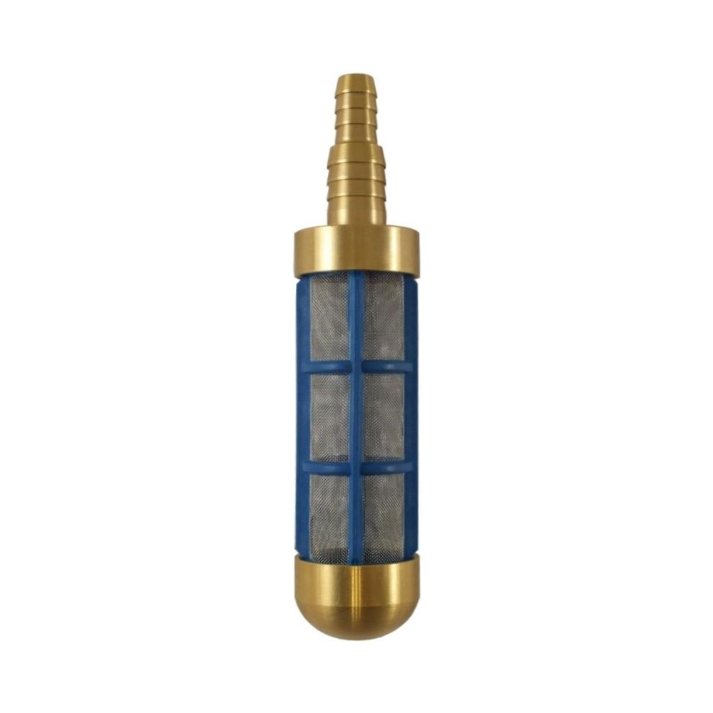 Brass suction filter micron with blue 300 micron element