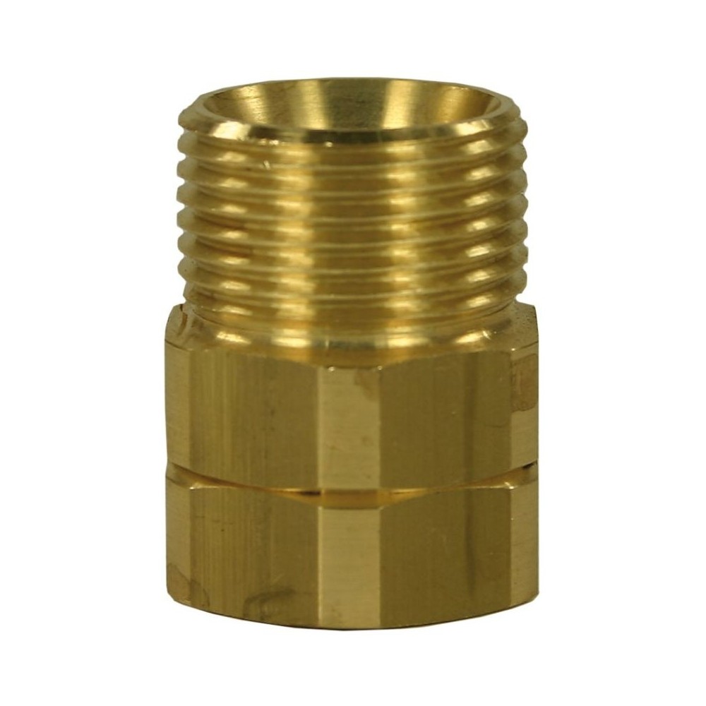 Female to male brass quick screw nipple adaptor M21 to 1/4"