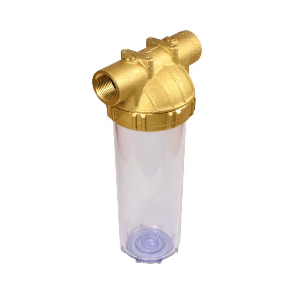 9¾" filter housing inlet with brass head and 1"F connection