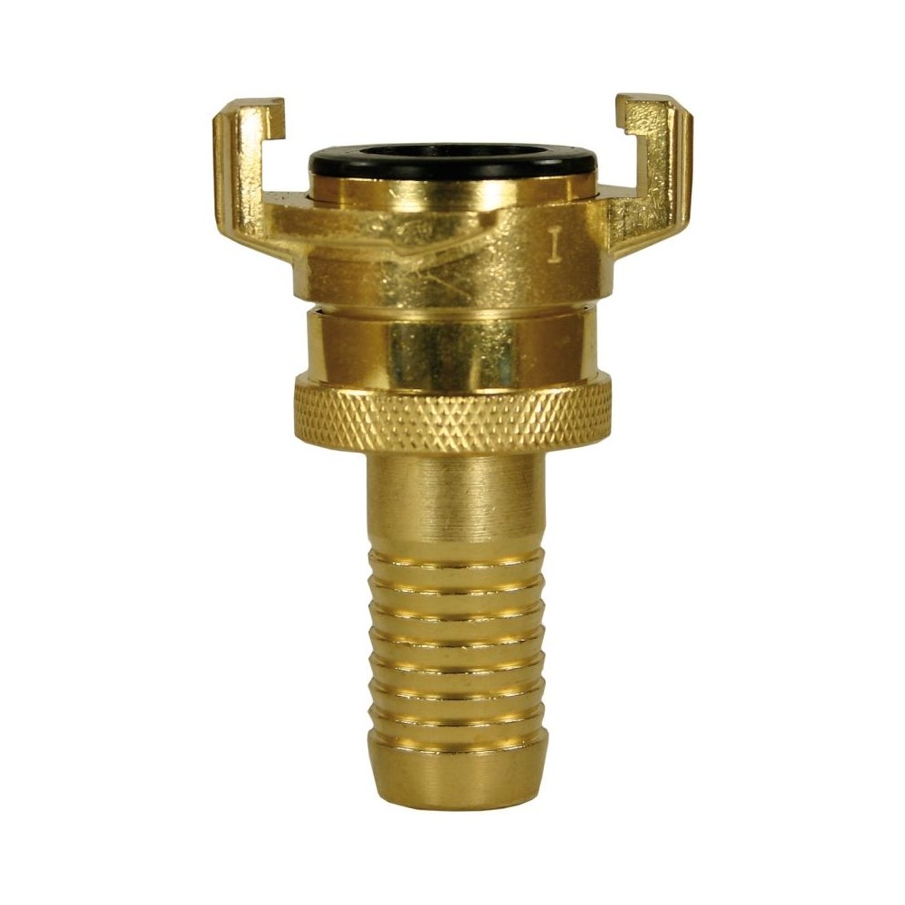 Brass geka bayonet suction coupling with 19mm hose tail