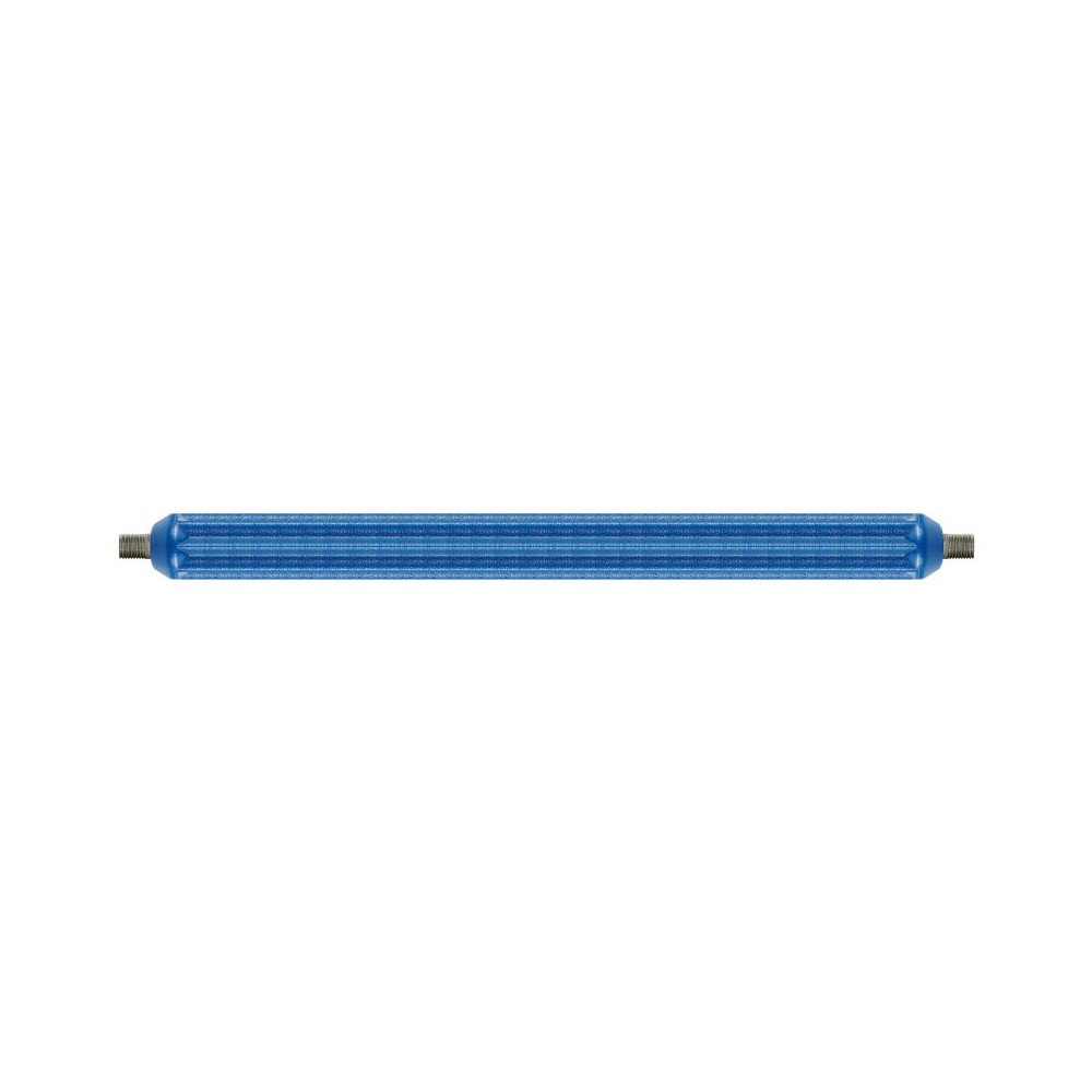 Gun extension lance with moulded handle in stainless steel