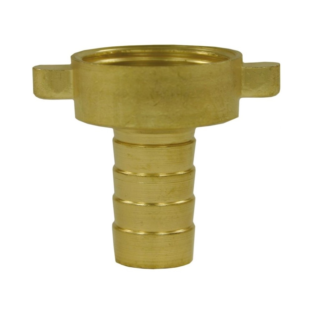 Hose tail brass female 1" x 25mm fitting
