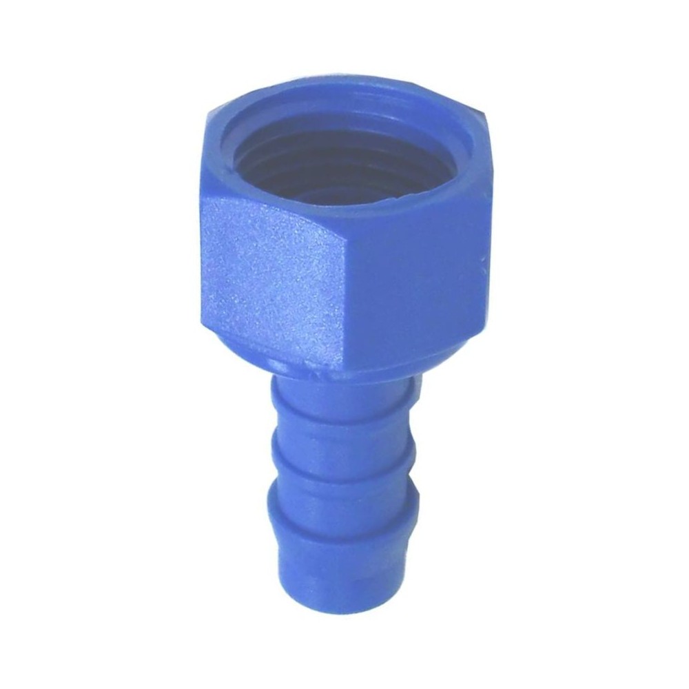 Hose tail plastic tapered 1/2" female BSP x 12mm fitting