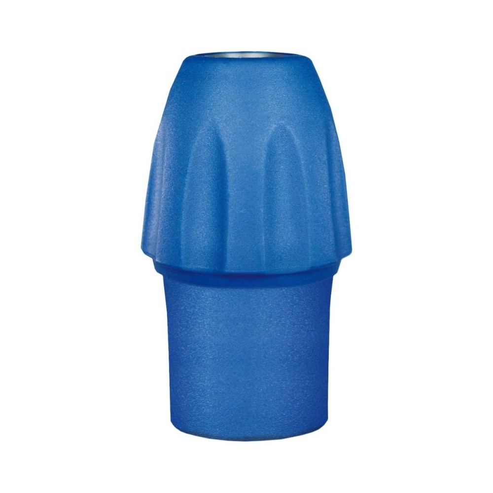 Kew quick release coupling in stainless steel with blue collar