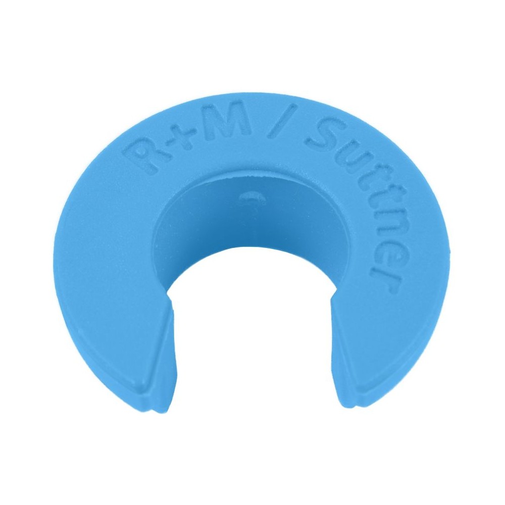 Lance clip light blue 1/4" washdown accessory