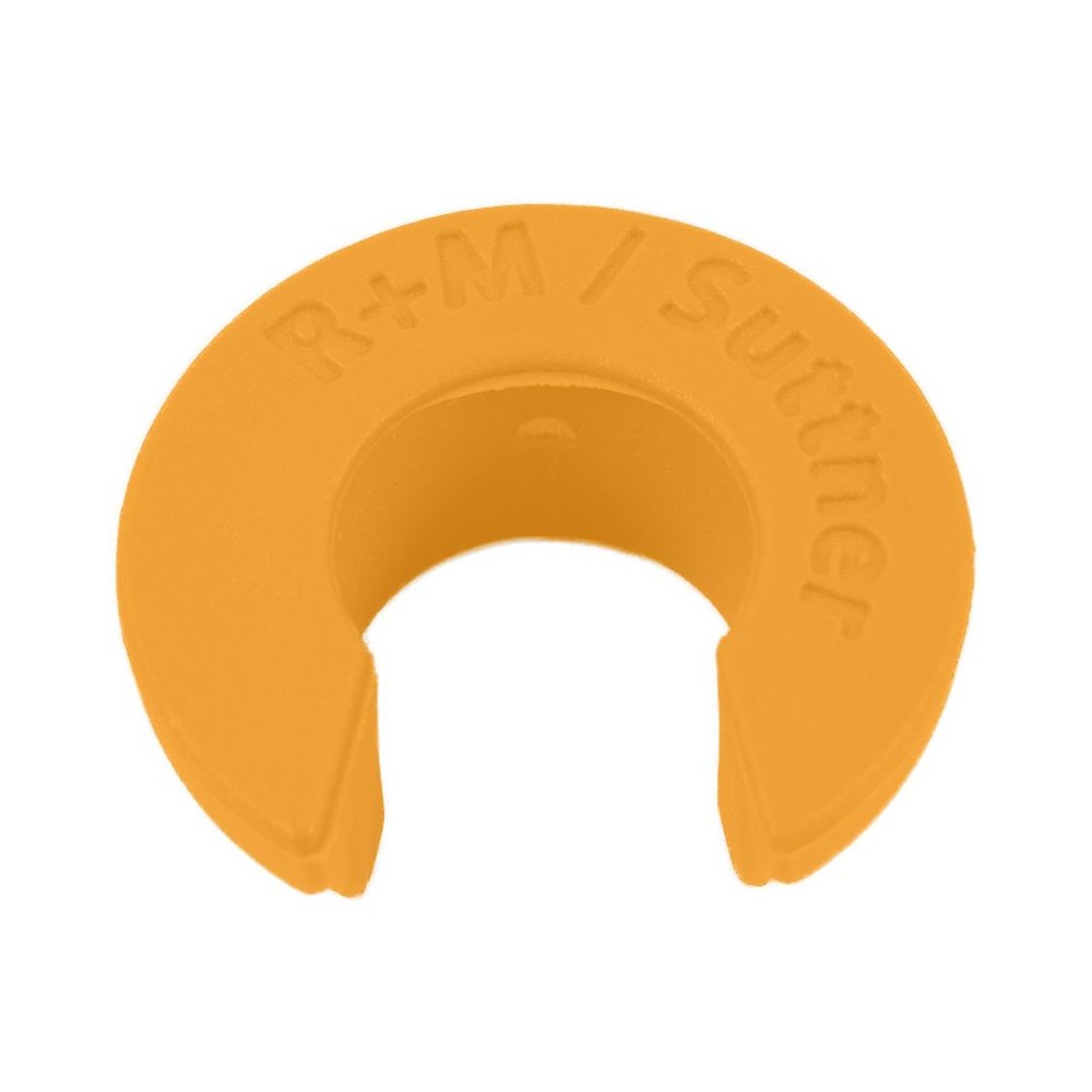 Orange 1/4" lance clip wall mount