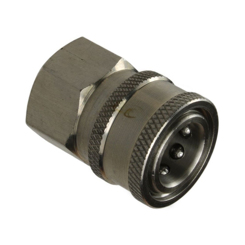 Midi stainless steel quick release coupling 3/8" female