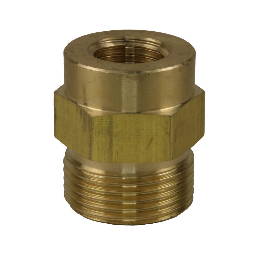 Nipple m22 nose washdown connector with 15mm nose