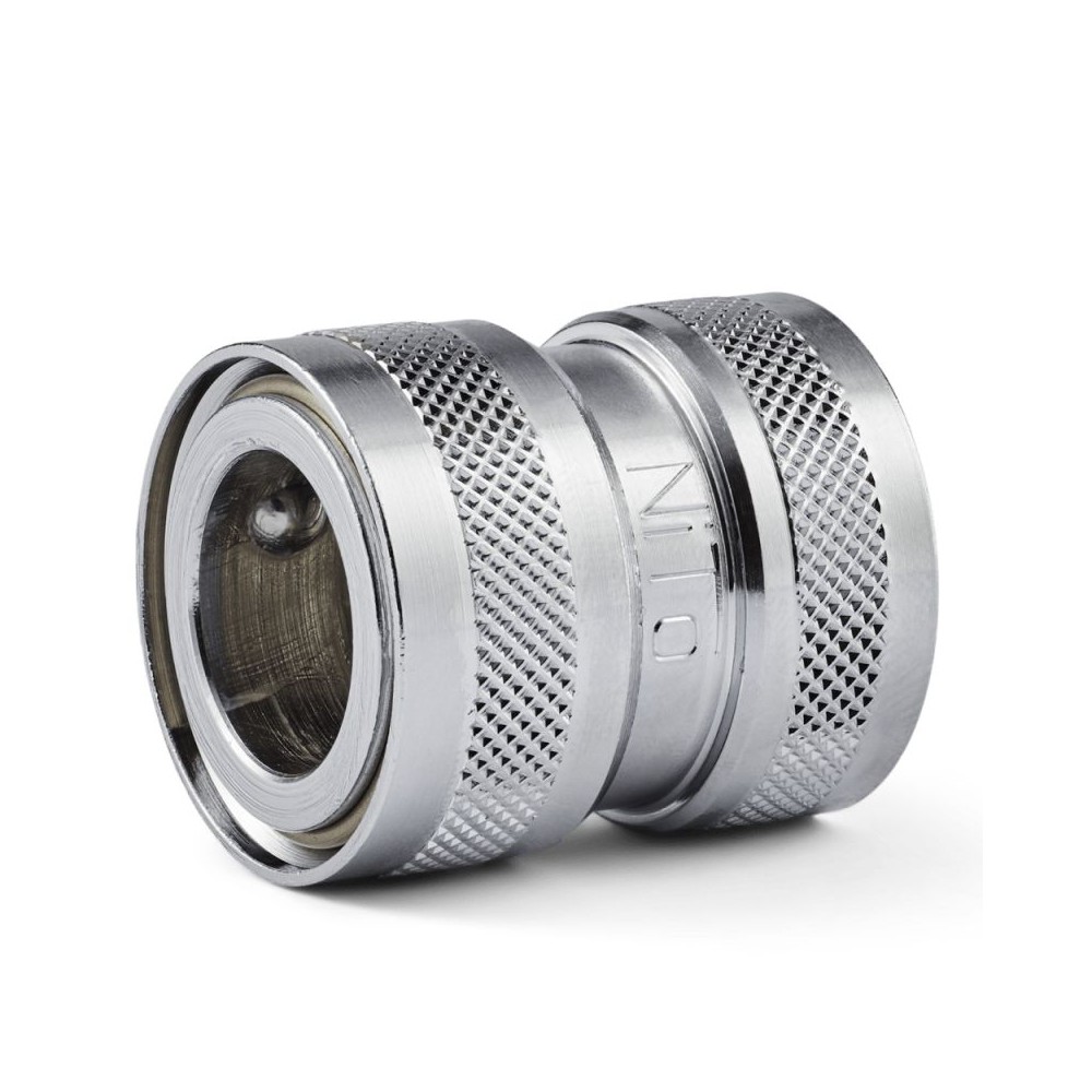 NiTo coupling 1/2" X 3/4"F food-safe washdown connector