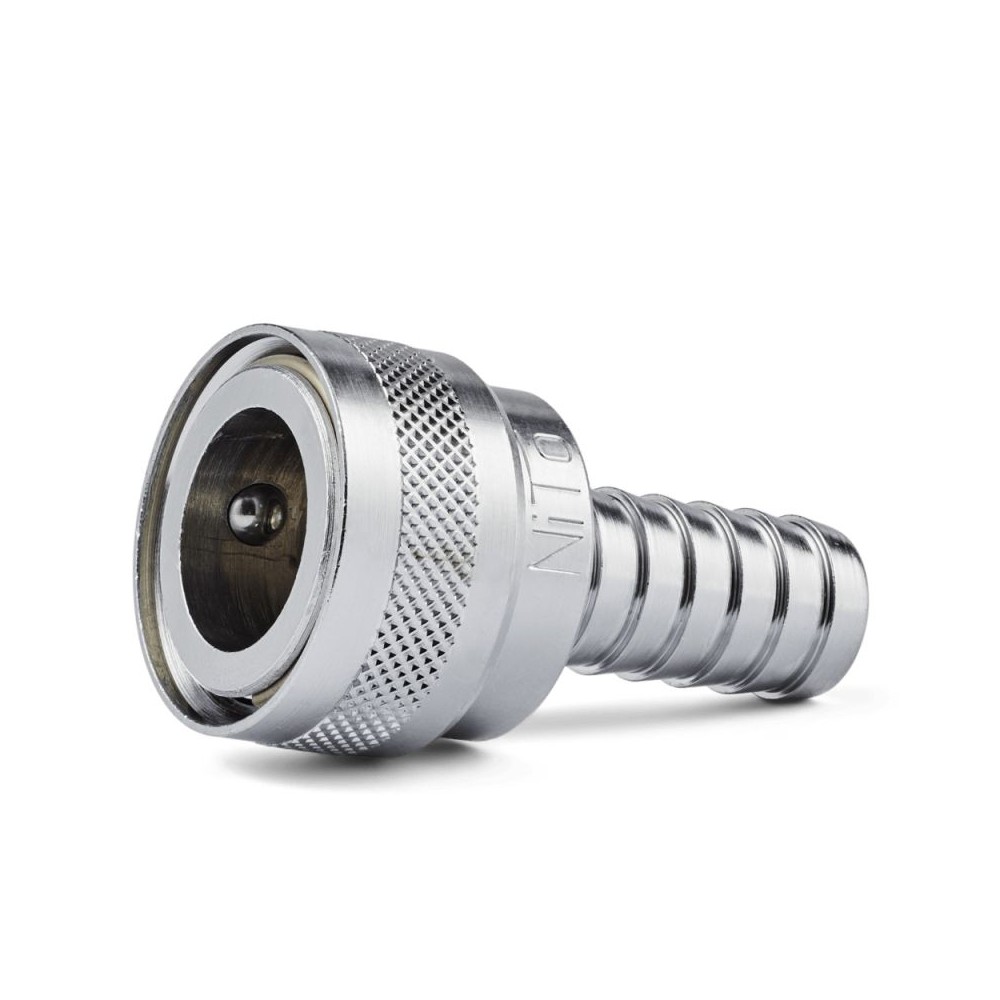 NiTo coupling hose tail 1/2" x 3/4" fitting