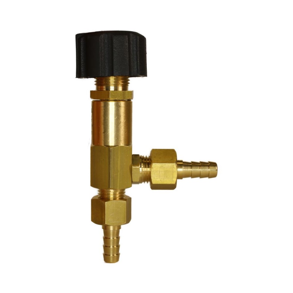 Pa chemical valve 90° with 6mm HT connection
