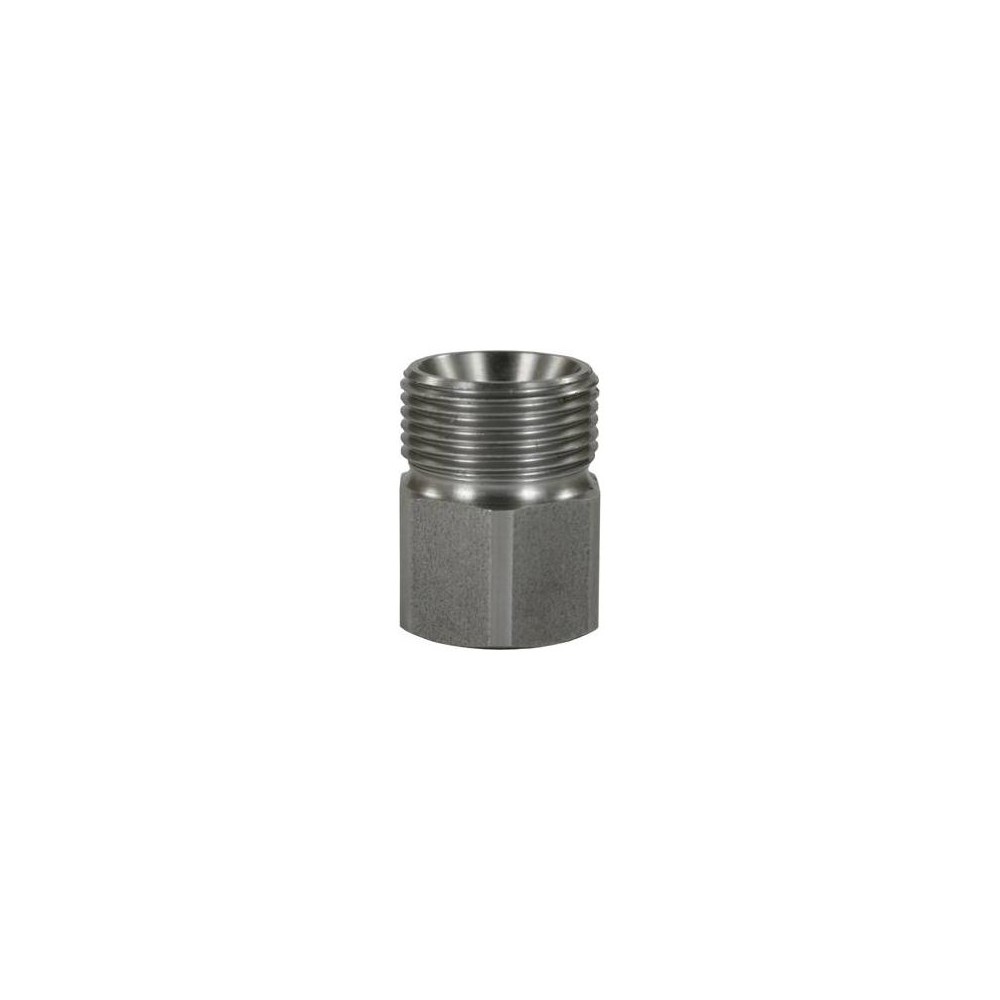 Stainless steel quick screw nipple M22 washdown fitting