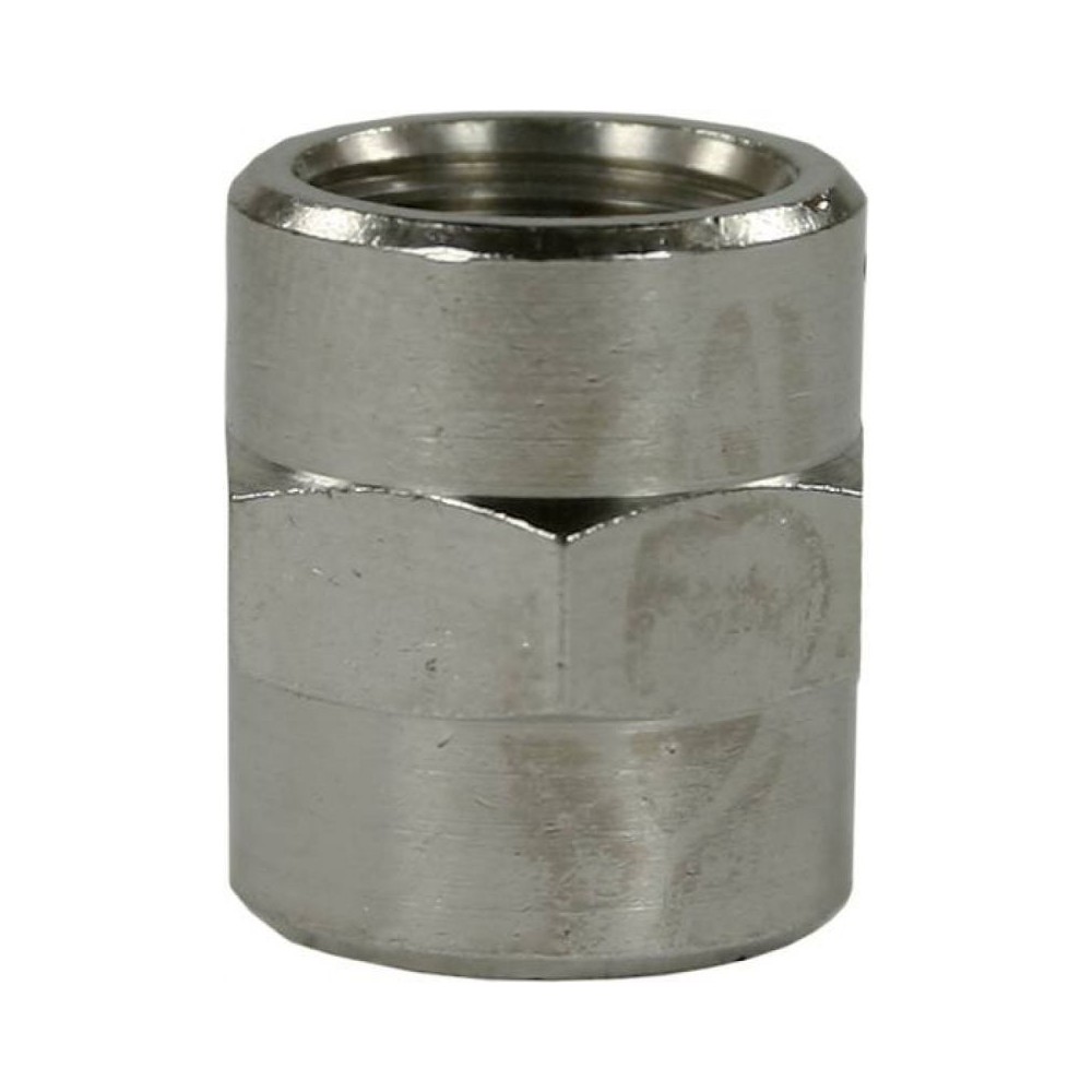 Nickel-plated brass socket fitting for washdown systems