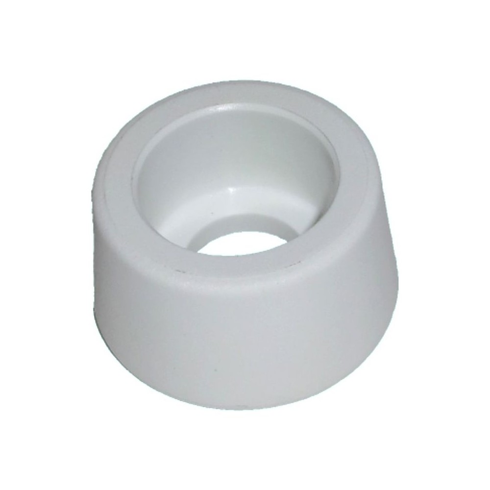 st11 nozzle protector hard 1/4"M white washdown component