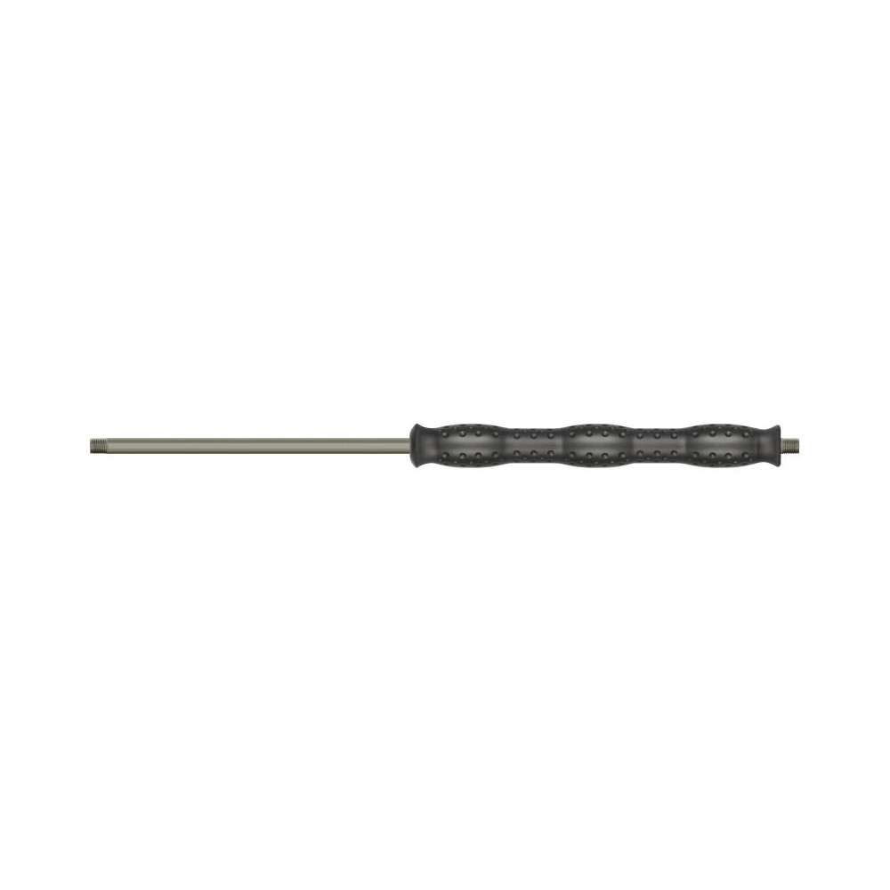 ST29 lance with insulation, 1000mm black stainless steel washdown lance