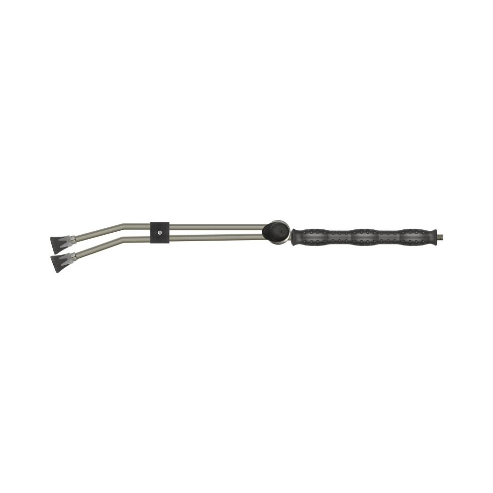 ST54 twin lance with insulated handle in stainless steel
