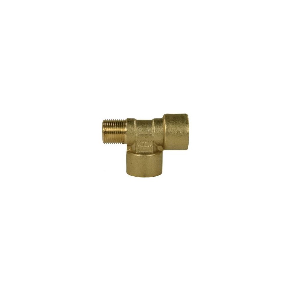 Brass T-connection 3/8" fitting for washdown systems