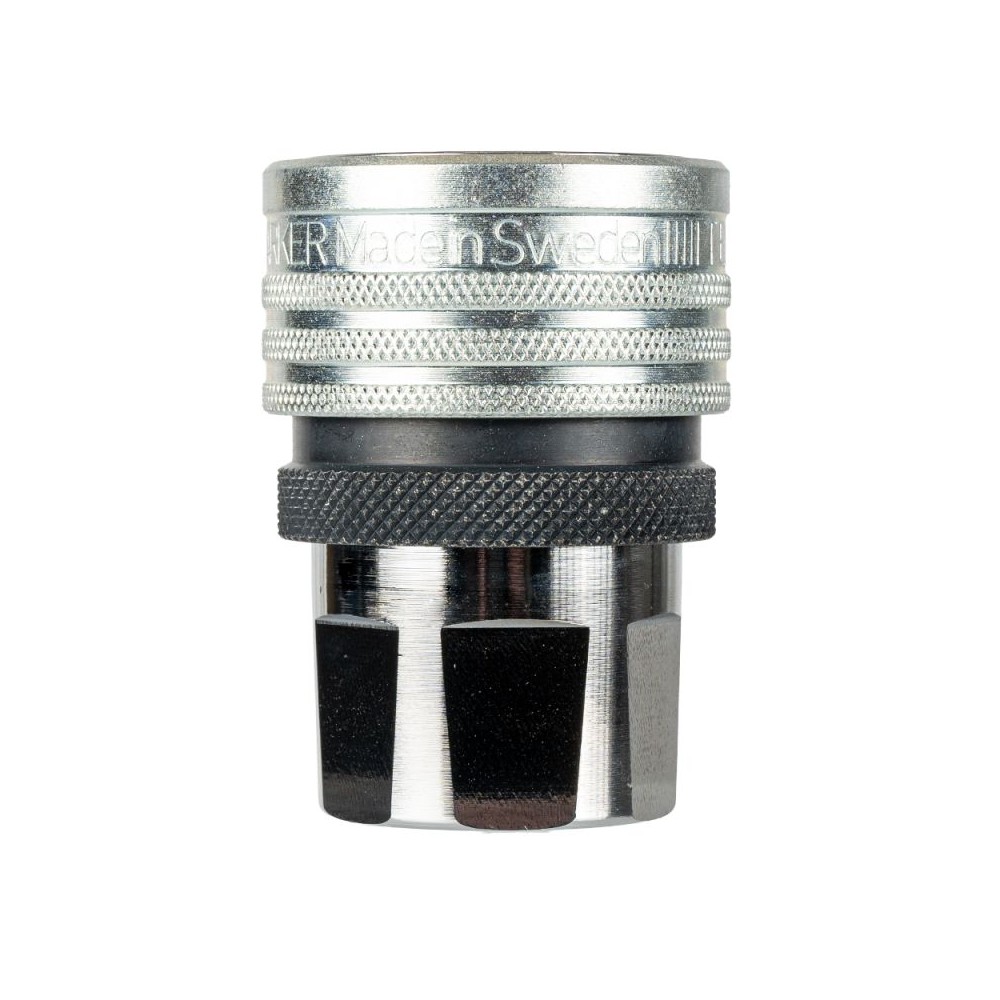 Tema coupling with non return valve for washdown systems