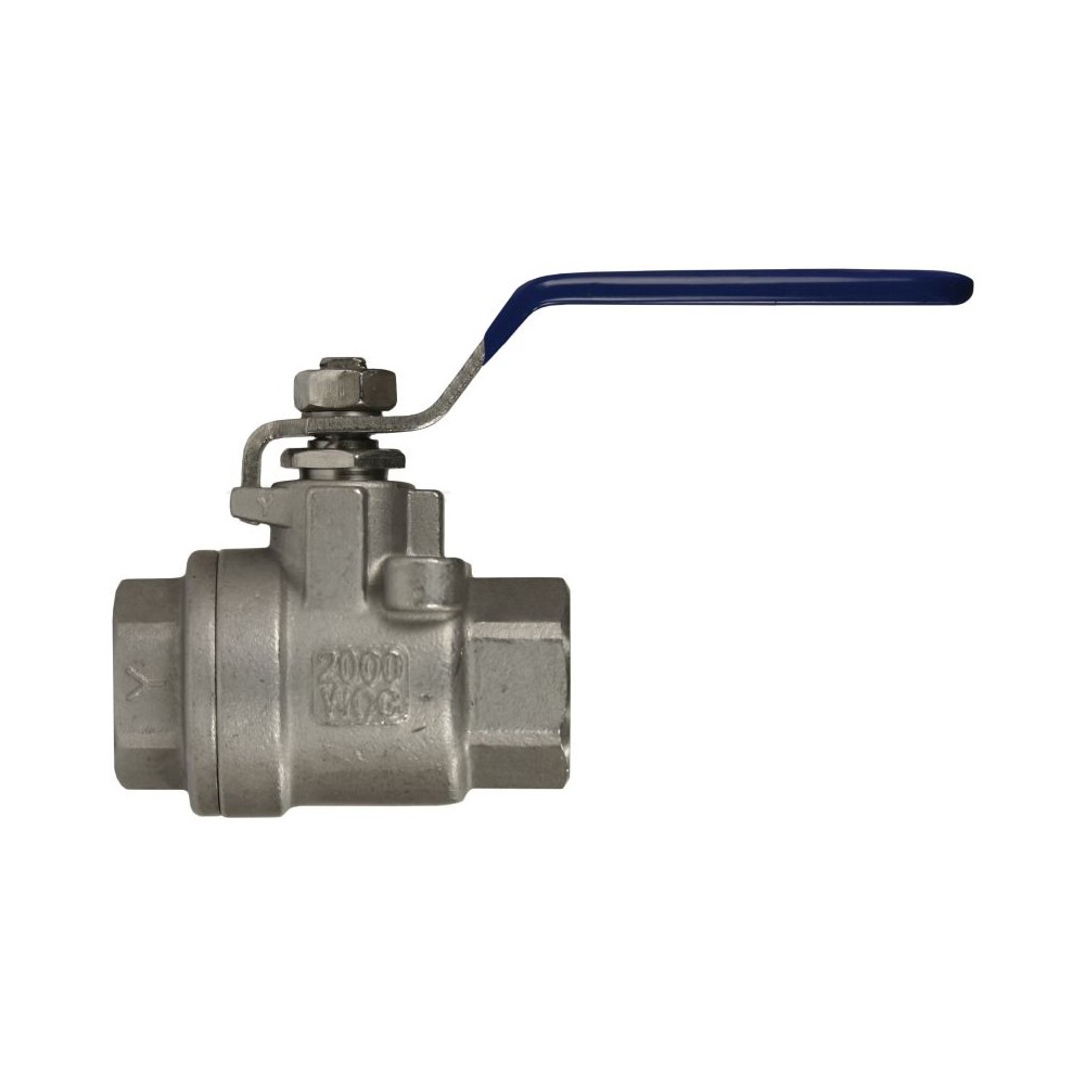 Stainless steel ball valve lever handle component