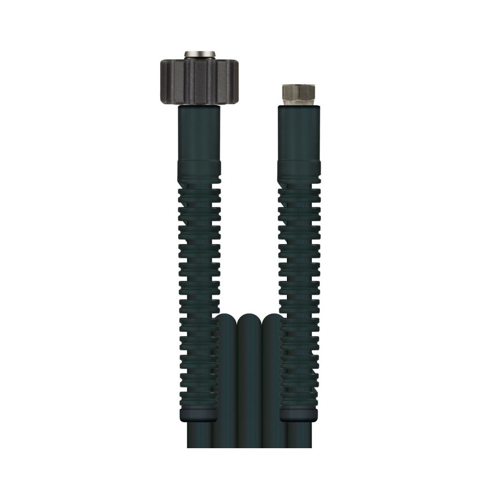 Black 10 metre bar Lavor hose with M22F and 1/4" fittings