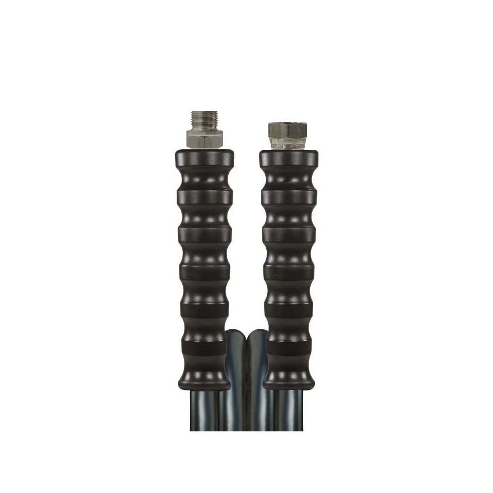 15 metre bar Dynaflex365 hose in smooth black with 3/8" ends