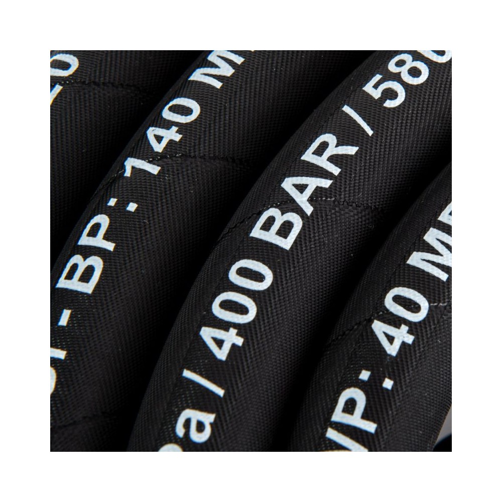 Black wrapped bar high pressure hose DN8 coil