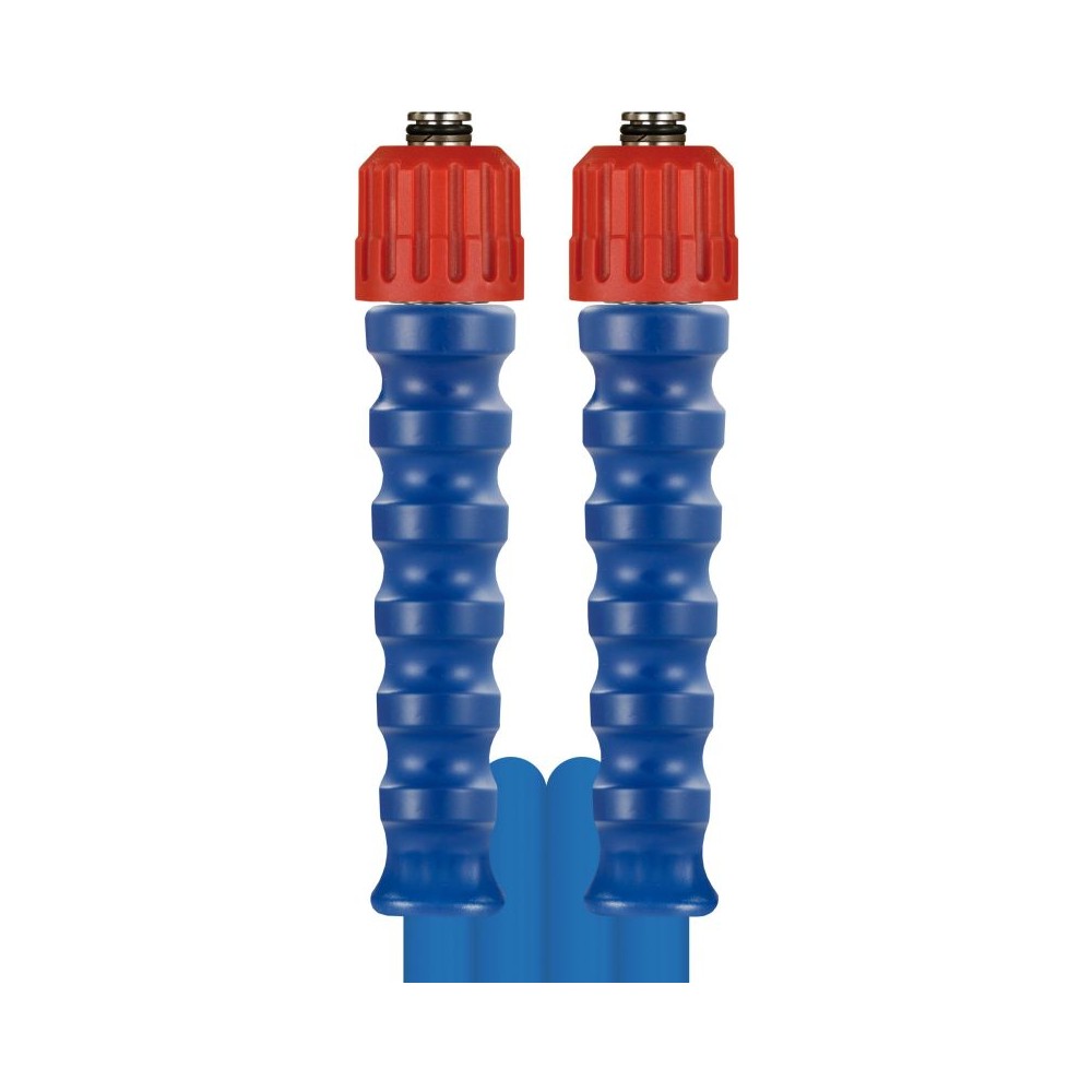 Blue 15 metre bar high pressure hose with M24F ends