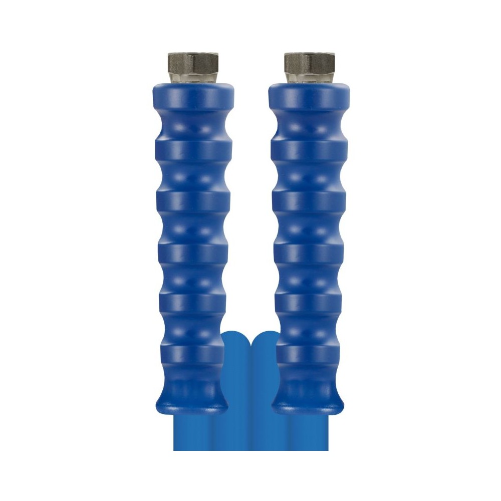 Blue metre bar high pressure hose with 3/8" female ends