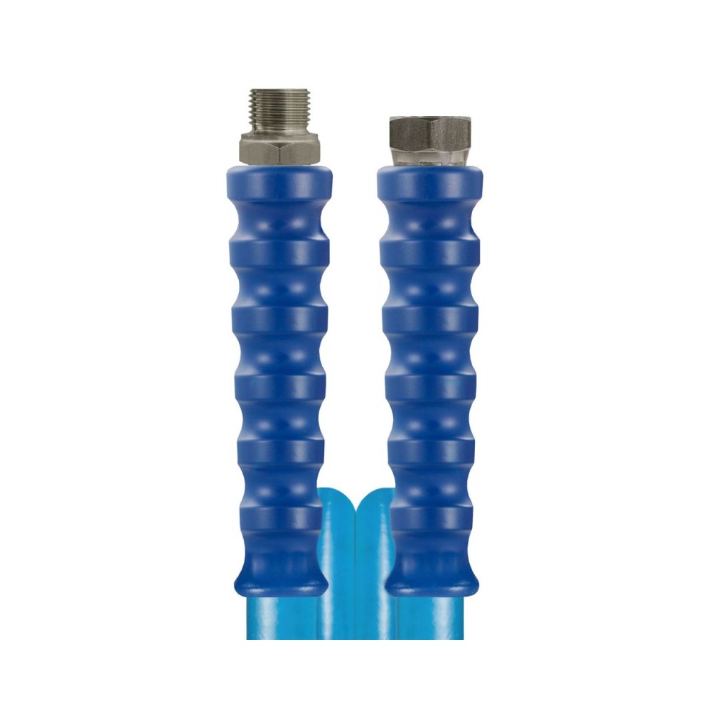 Blue 30 metre bar dynaflex365 hose with 1/4" ends