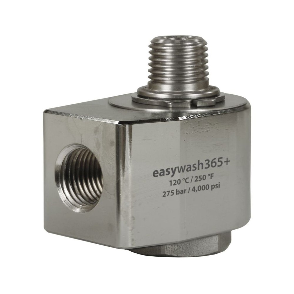 Boom swivel elbow bspx3 washdown fitting