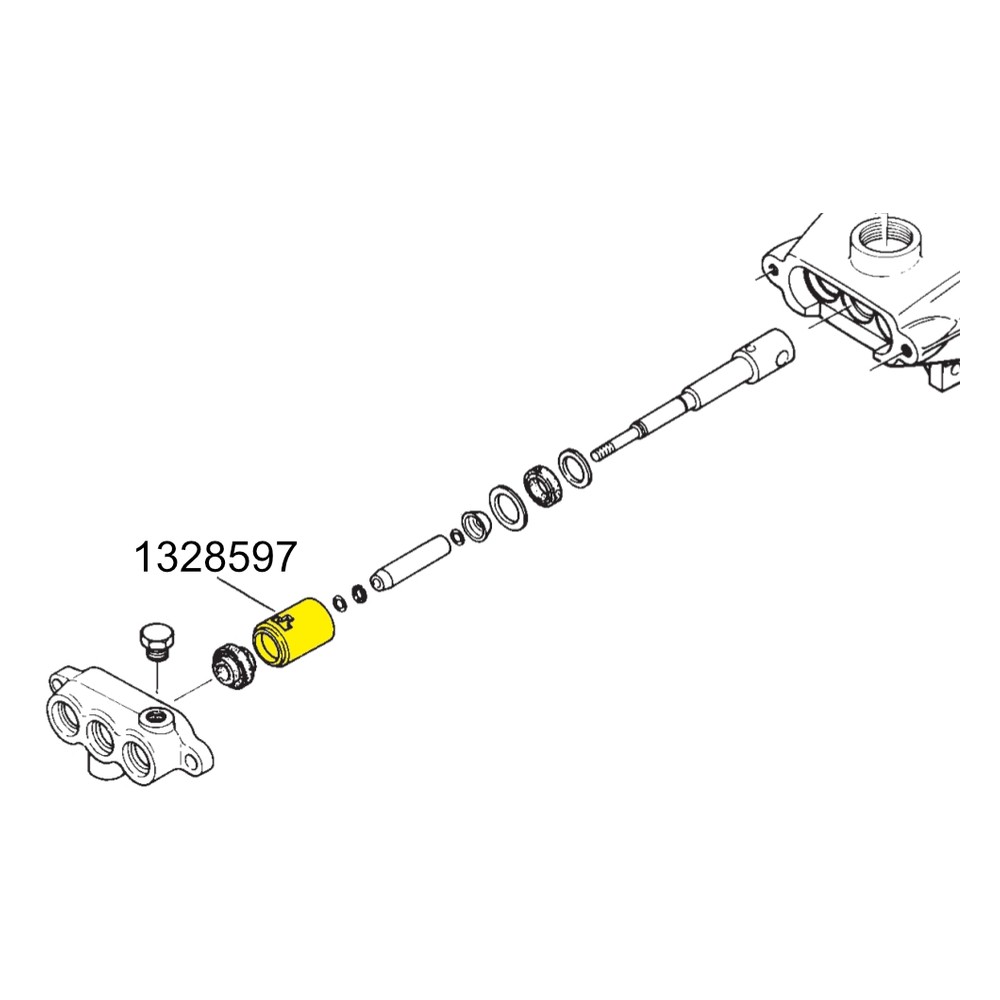 Cat retainer 240 washdown component