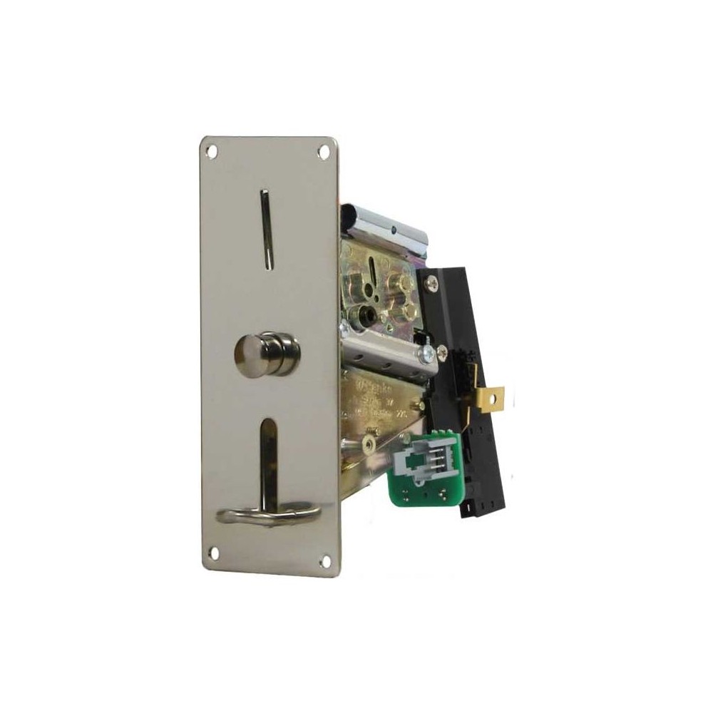 Coin mechanism for euro with photocell for washdown bays