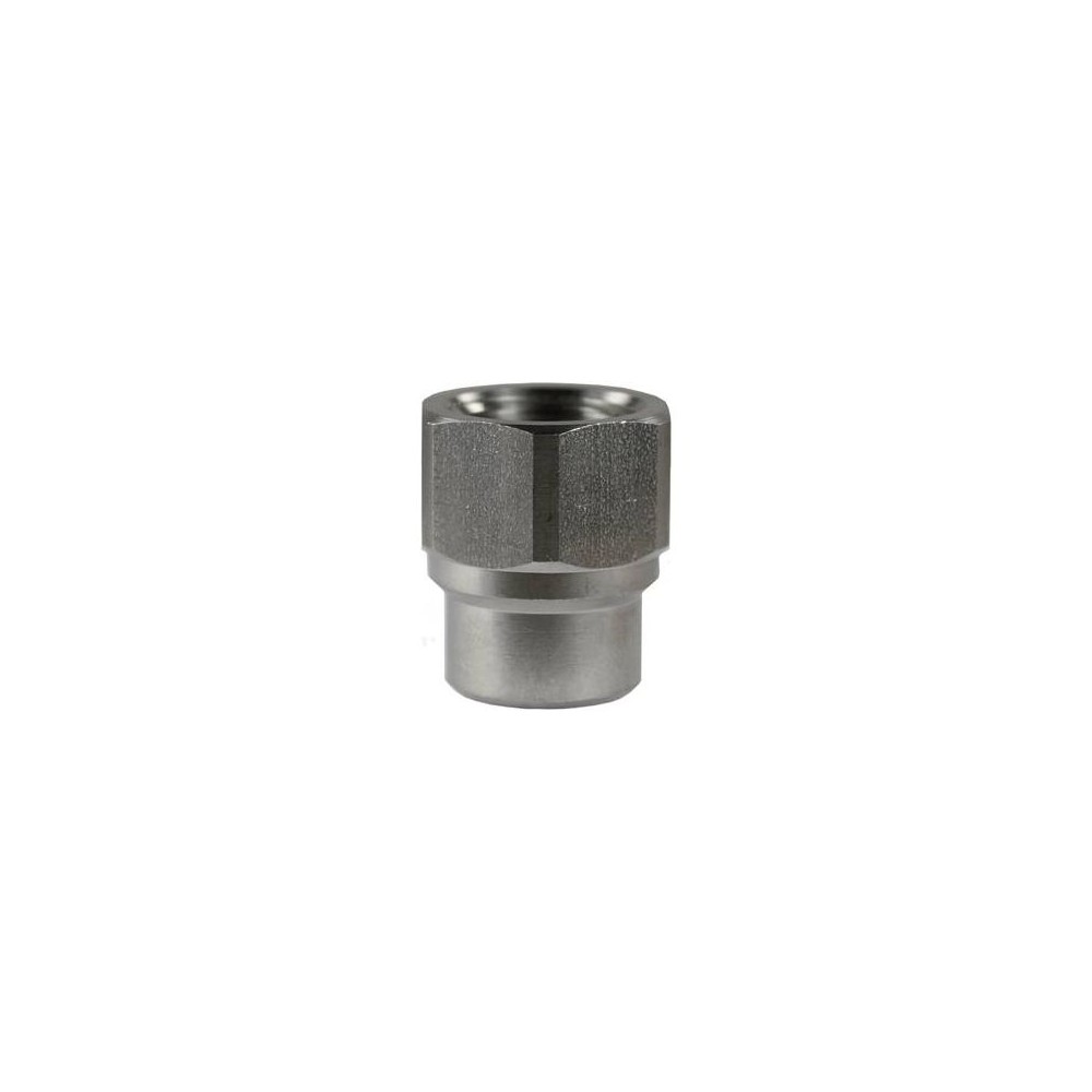 Female to female stainless steel socket adaptor 1/4"F to 3/8"F