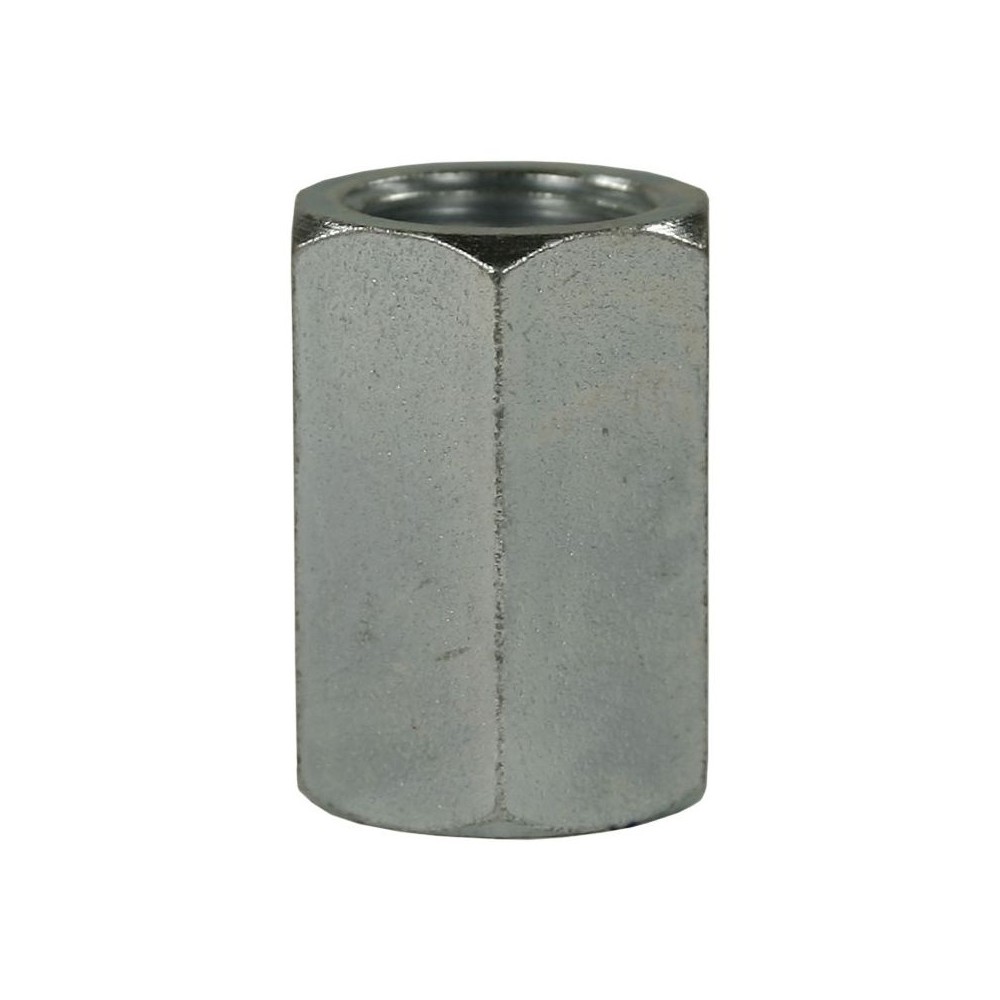Female to female zinc plated steel socket adaptor 3/4" fitting