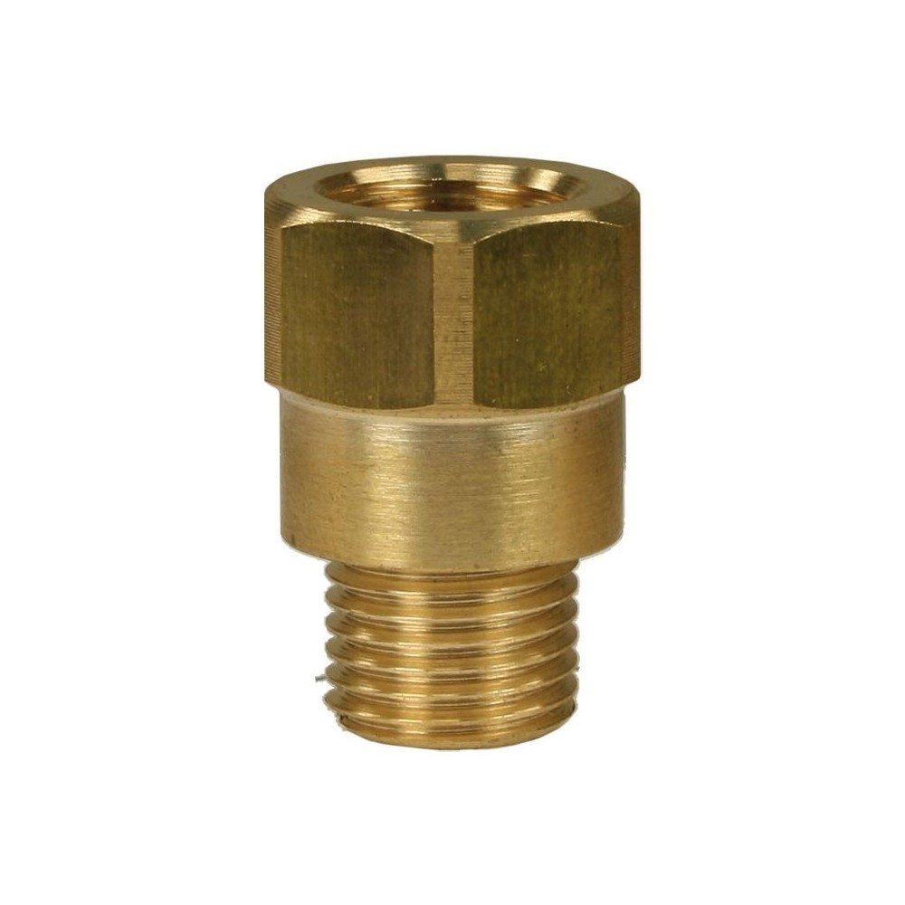 Female to male brass extension nipple adaptor 3/8" fitting