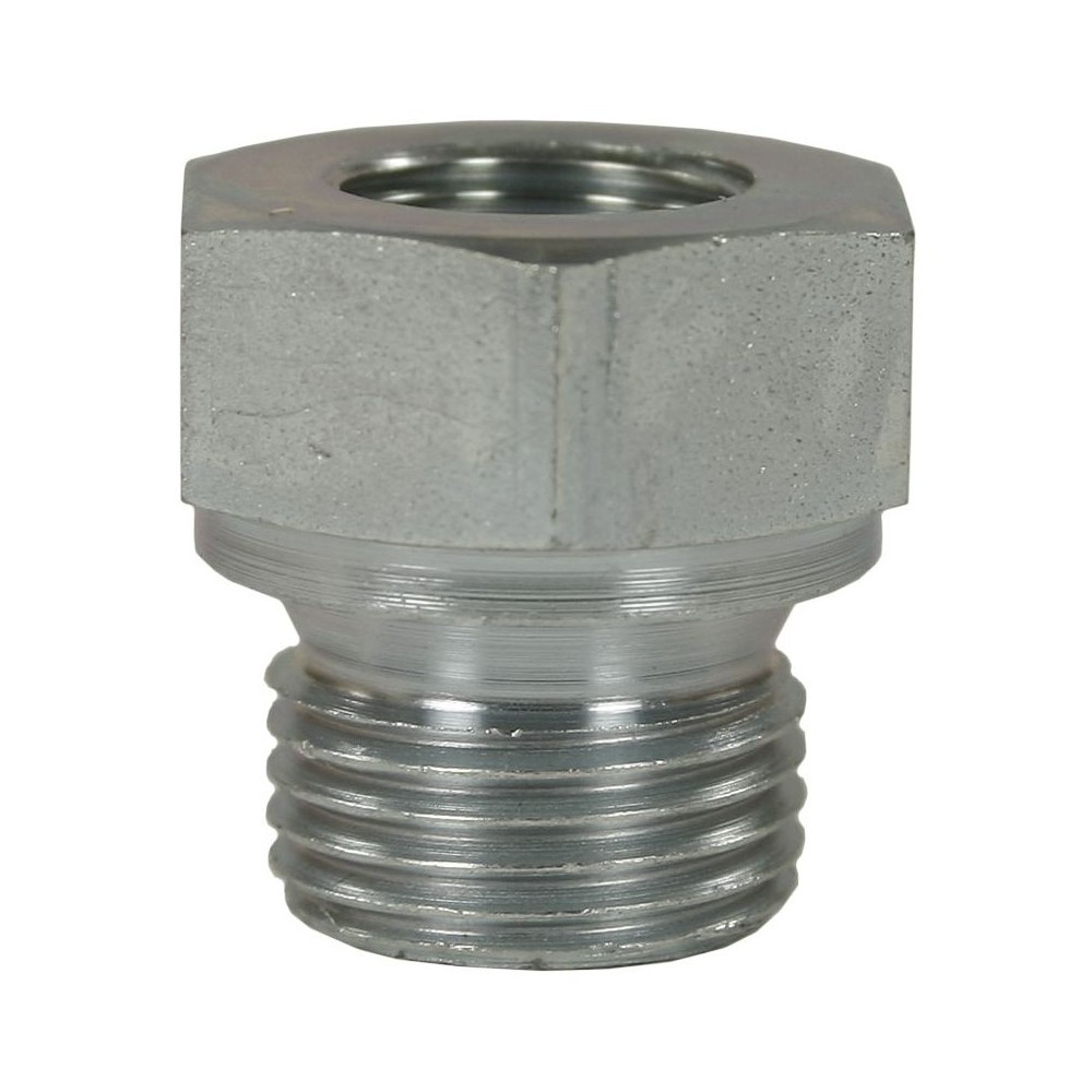 Female to male zinc reduction nipple adaptor 1/8"F to 1/4"M