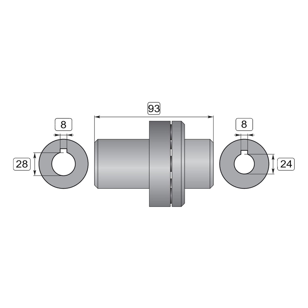 Interpump Drive Coupling Zg091 pressure washer component
