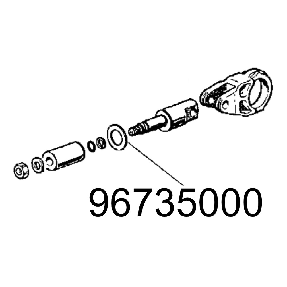 Interpump piston washer rubber sealing component