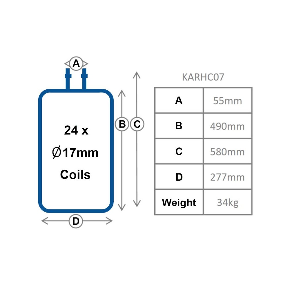Karcher equivalent coil for hot-water pressure washer