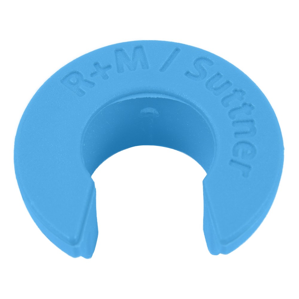 Lance clip light blue 1/4" washdown accessory