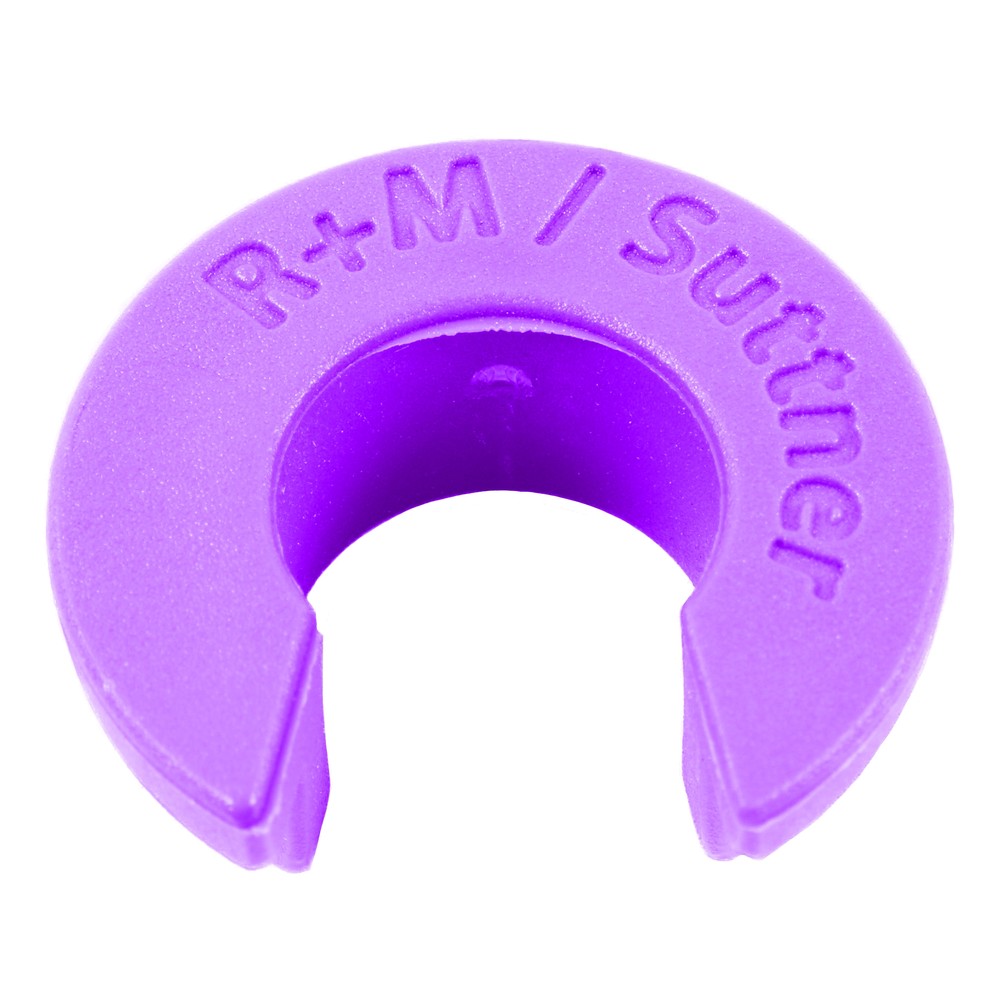 Lance clip purple 1/4" washdown mounting clip