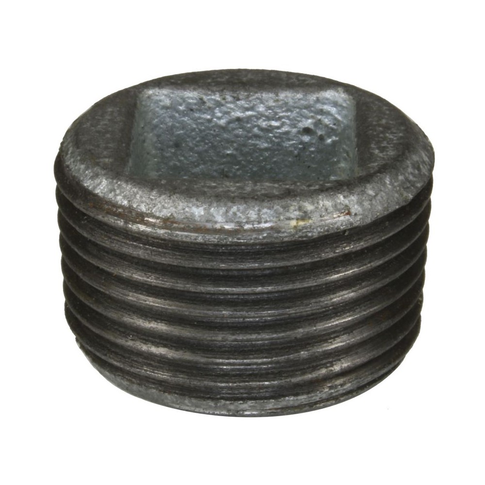 1" galvanised male plug without rim washdown fitting